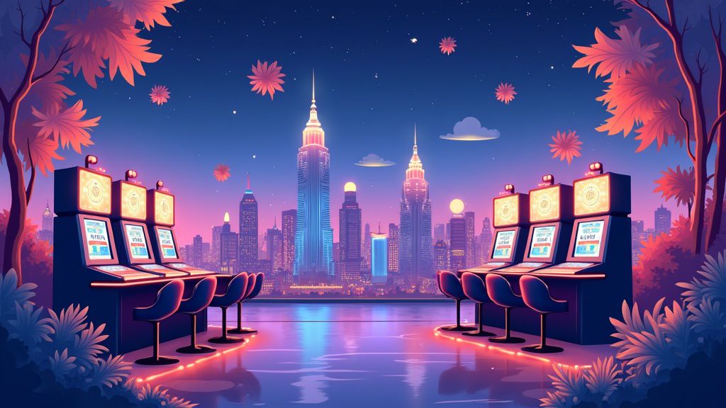 Lucky Hunter Casino online gaming platform logo.